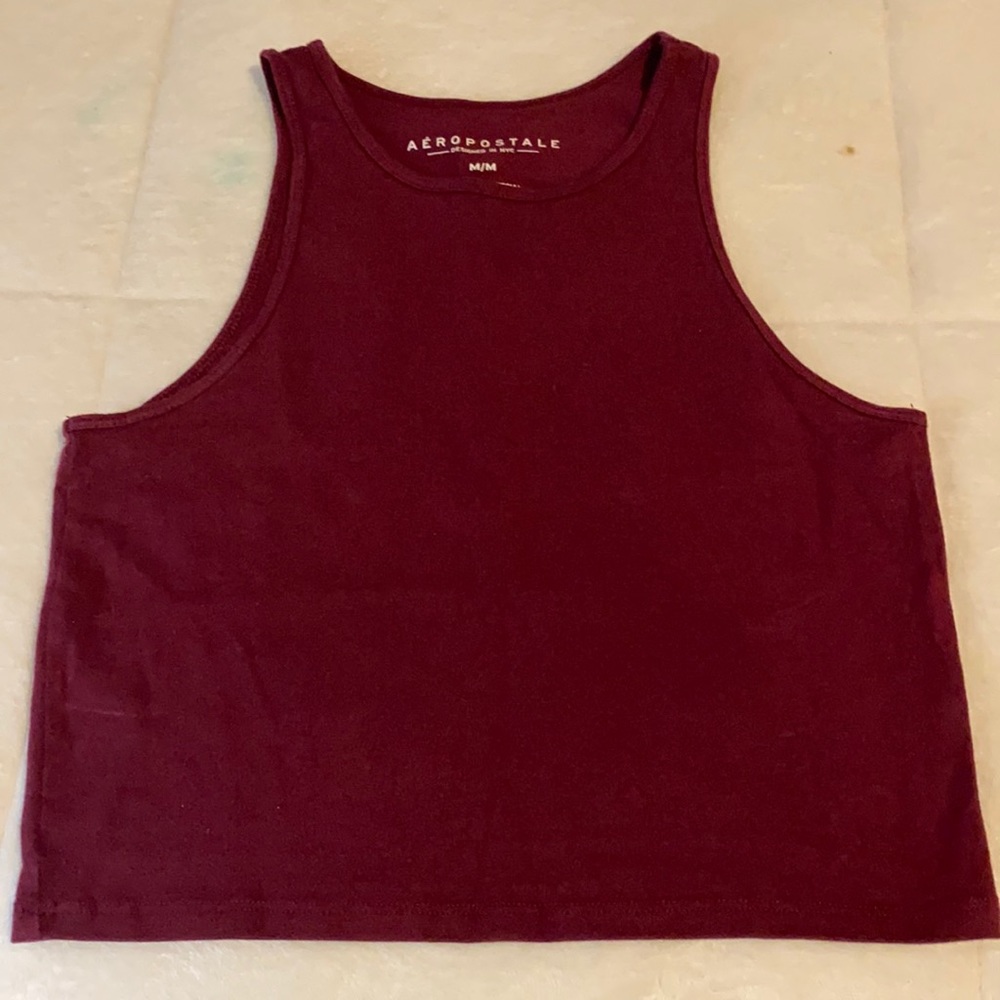 Burgundy Aeropostale crop top ❤️